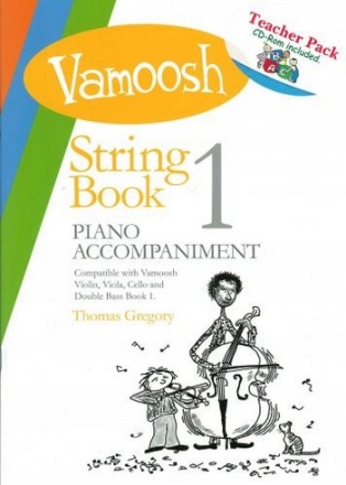 Thomas Gregory Vamoosh String Teachers' Pack with CD-Rom violin tutor, viola tutor, cello tutor, double bass tutor, teaching me