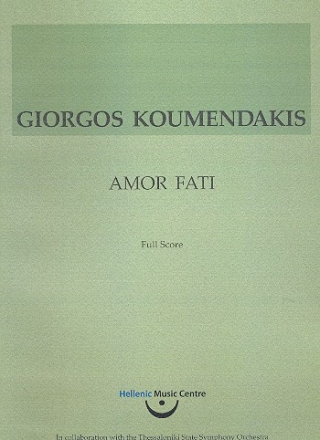 Amor fati for orchestra score