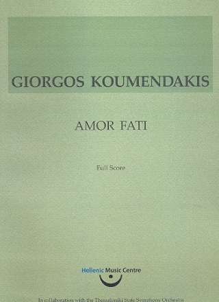 Amor fati for orchestra score