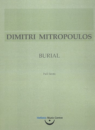 Burial for orchestra score