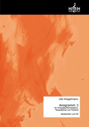 Anagramm 3 (+CD) fr Trompete, Percussion und zuspielband Spielpartitur