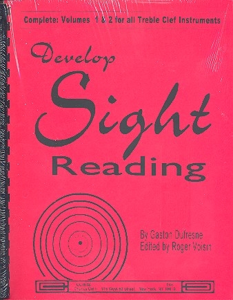 Develop Sightreading complete (vols.1-2) for all treble clef instruments