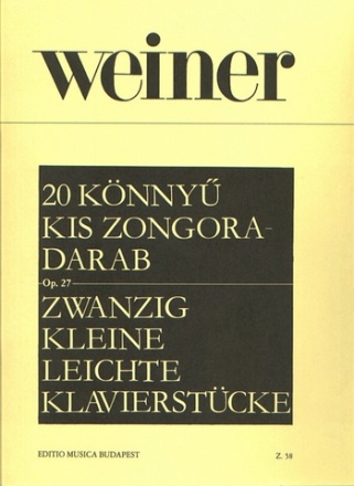 20 kleine leichte Klavierstcke Op.27