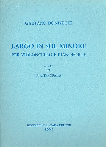 Largo sol minore per violoncello e pianoforte