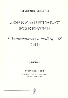 Konzert c-Moll Nr.1 op.88 fr Violine und Orchester Studienpartitur