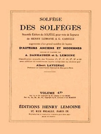 Solfege des solfeges vol.4d singing exercises
