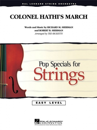 Colonel Hathi's march for string orchestra (easy level) score and parts