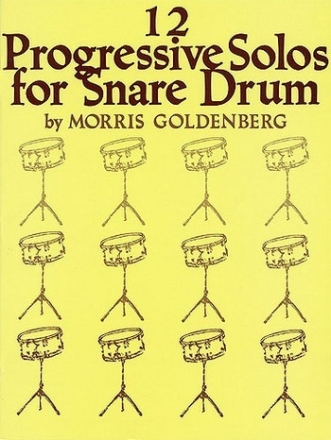 12  Progressive Solos  for snare drum