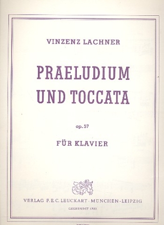 Prludium und Toccata op.57 fr Klavier