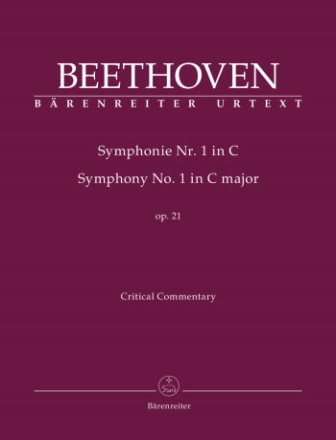 Sinfonie C-Dur Nr. 1 fr Orchester kritischen Bericht