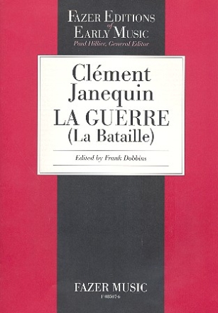 La guerre for (male) chorus a cappella (alto, tenor, baritone bass) score