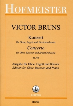 Konzert op.66 fr Oboe, Fagott und Streichorchester fr Oboe, Fagott und Klavier