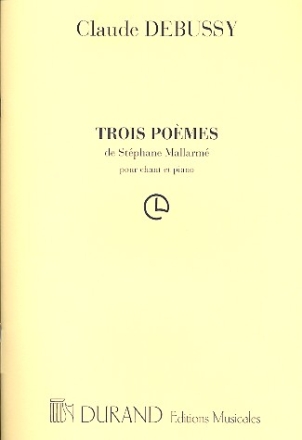 3 poemes de Stephane Mallarme pour chant et piano (1913)