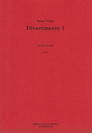 Divertimento no.1 for 3 clarinets score+parts