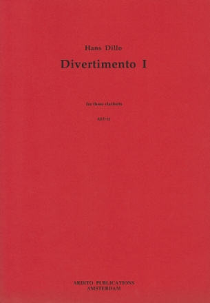 Divertimento no.1 for 3 clarinets score+parts