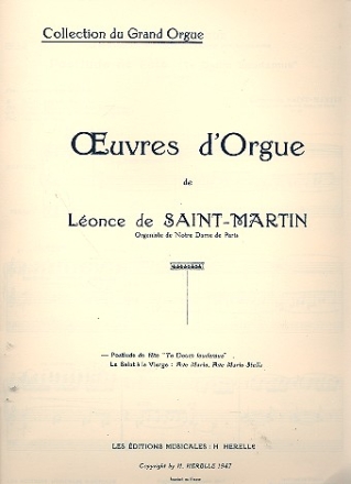 Postlude de fete Te deum laudamus pour orgue