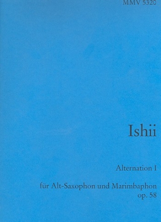 Alternation 1 Op.58 für Altsaxophon und Marimbaphon