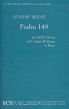 Psalm 148 for mixed choir with organ and strings or brass, score