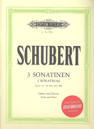 3 Sonatinen op.137 (+CD) fr Violine und Klavier