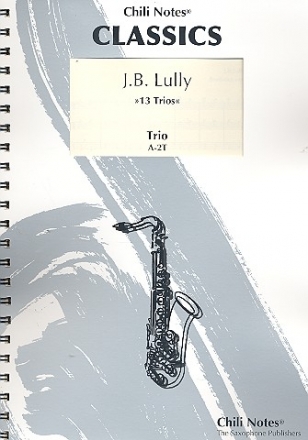 13 Trios for 3 saxophones (AAT) score and parts