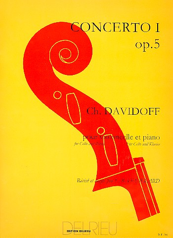 Concerto no.1 op.5 premier movement - pour violoncelle et piano Feuillard, L.R., rev.