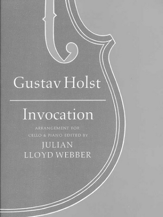 Invocation for violoncello and piano