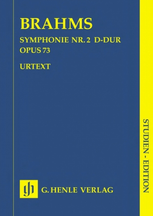 Sinfonie D-Dur Nr.2 op.73 fr Orchester Studienpartitur