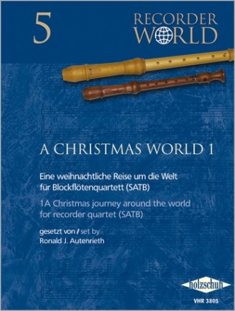 A Christmas World vol.1 fr 4 Blockflten (SATB) Partitur und Stimmen