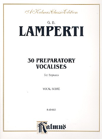 30 preparatory vocalises for soprano and piano