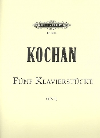 5 Klavierstcke 1971 fr Klavier