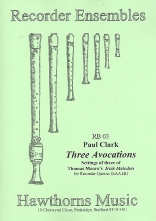 3 Avocations for 5 recorders score and parts