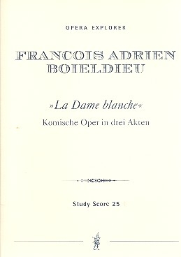 La dame blanche   Studienpartitur (dt/fr)