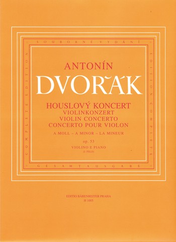 Konzert a-Moll op.53 fr Violine und Orchester fr Violine und Klavier