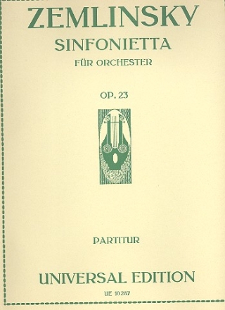 Sinfonietta op.23 fr Orchester Partitur