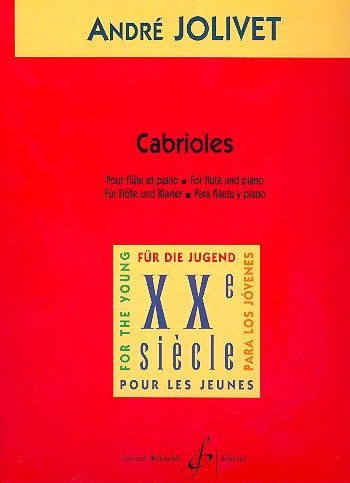 Cabrioles pour flute et piano