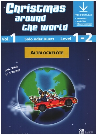 Christmas around the World vol.1 (+Online Audio) fr 1-2 Altblockflten