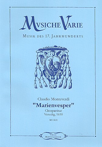 Marienvesper fr Soli, gem Chor und Orchester Chorpartitur
