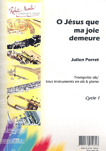 O Jesus que ma joie demeure pour trompette sib  et piano