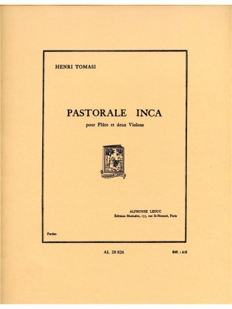 Pastorale inca pour flute et 2 violons, parties