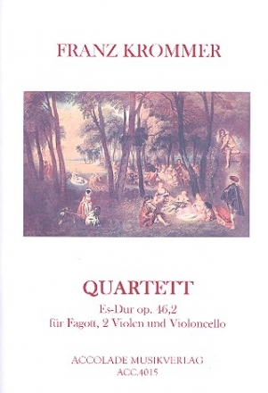 Quartett Es-Dur op.46,2 fr Fagott, 2 Violen und Violoncello Partitur und Stimmen