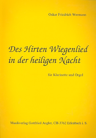 Des Hirten Wiegenlied  fr Klarinette und Orgel