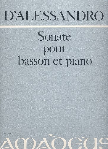 Sonate op.76 fr Fagott und Klavier