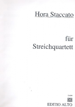 Hora Staccato fr Streichquartett Stimmen