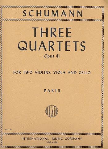 3 quartets op.41 for string quartet parts
