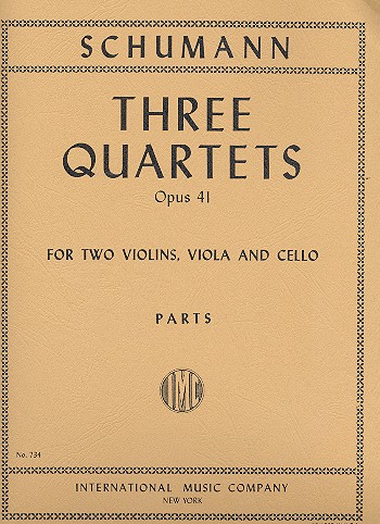3 quartets op.41 for string quartet parts