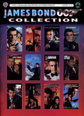 James Bond 007 Collection (+CD) piano accompaniment for viola
