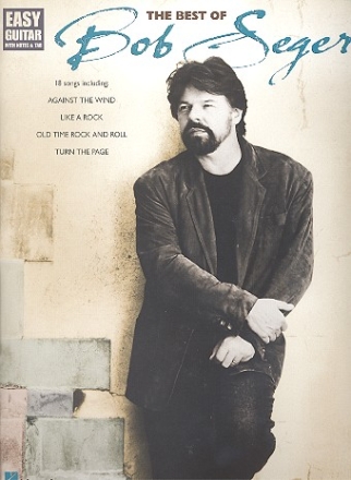 Bob Seger: The Best of songbook easy guitar/vocal/tab