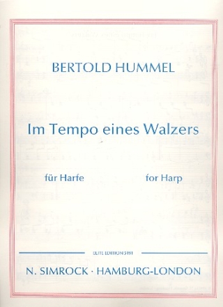 Im Tempo eines Walzers fr Harfe
