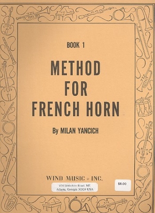 Method for french Horn vol.1