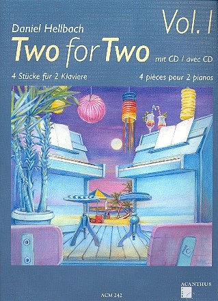 Two for two vol.1 (+CD) - 4 Stcke fr 2 Klaviere